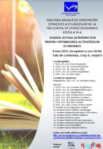 AFIS SESIUNE COMUNICARI STIINTE ECON., 2015